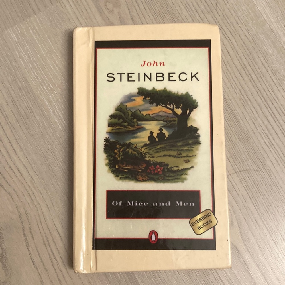 Of Mice and Men Hardcover Book by John Steinbeck